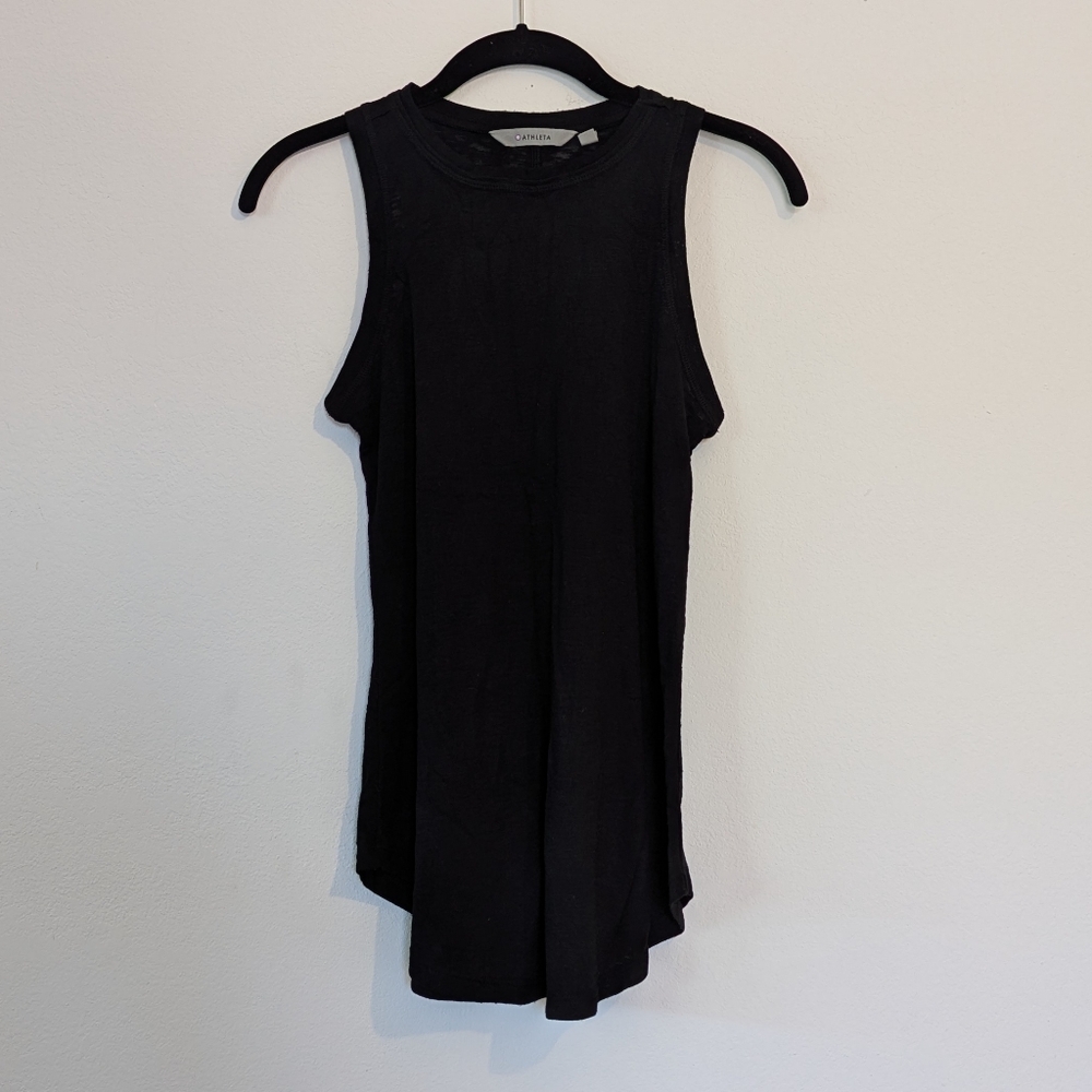 Athleta Black Tank Top Size XXS